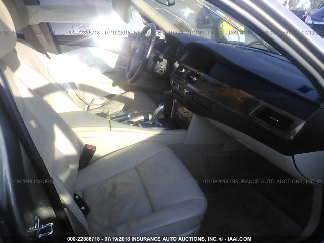 WBANW13528CZ80243 - 2008 BMW 535 I TAN photo 5