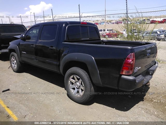 3TMLU4EN4DM127401 - 2013 TOYOTA TACOMA DOUBLE CAB BLACK photo 3