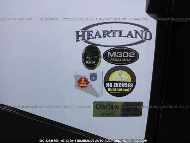 5SFNB3624JE381041 - 2018 HEARTLAND ULTRALITE  白色 照片 9