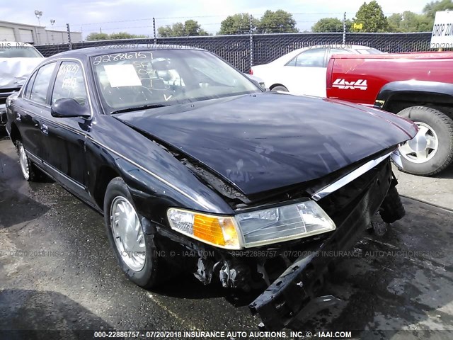 1LNLM97V3VY608414 - 1997 LINCOLN CONTINENTAL  GRAY photo 1