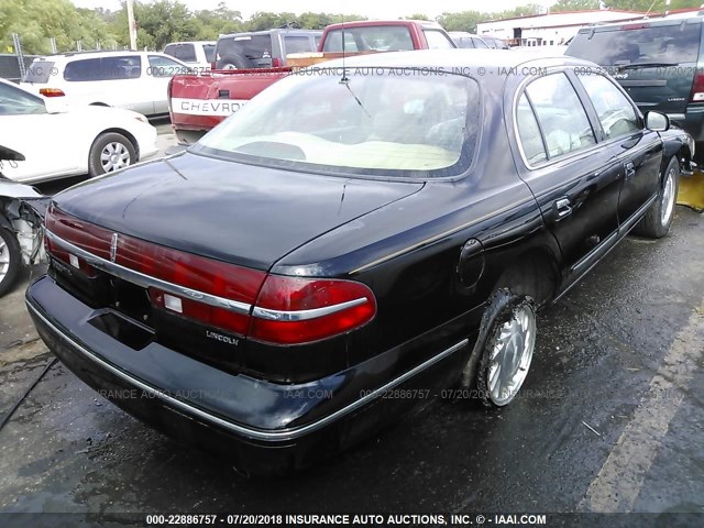 1LNLM97V3VY608414 - 1997 LINCOLN CONTINENTAL  Szary zdjęcie 4
