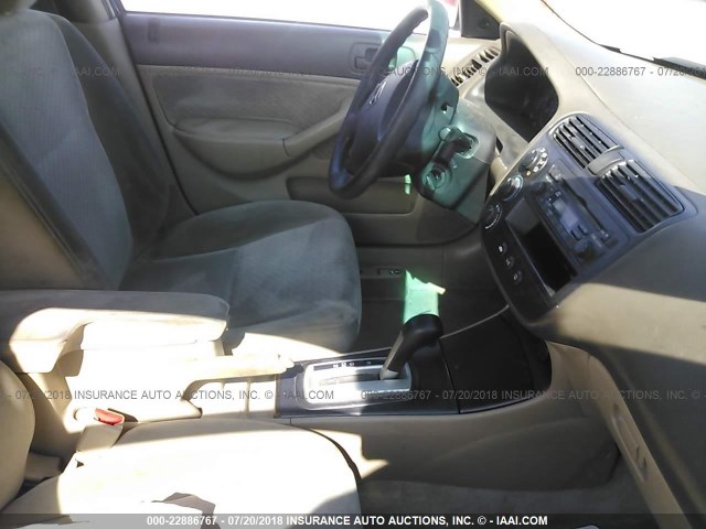 1HGES16374L006472 - 2004 HONDA CIVIC DX VP 蓝色 照片 5