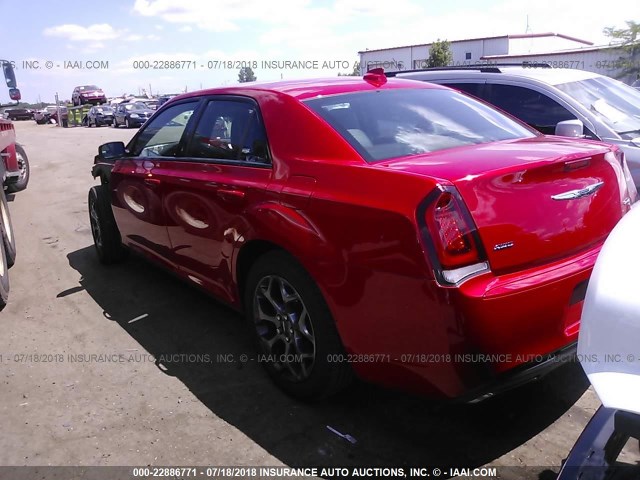 2C3CCAGG0GH152352 - 2016 CHRYSLER 300 S RED photo 3