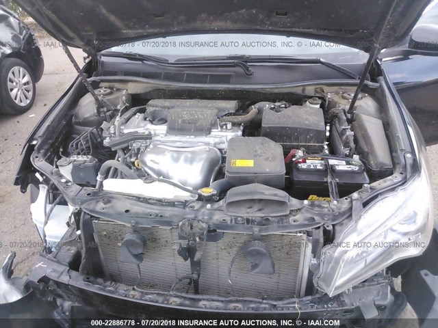 4T1BF1FKXFU889697 - 2015 TOYOTA CAMRY LE/XLE/SE/XSE BLACK photo 10