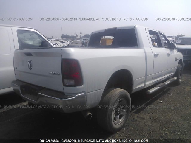 3C6UR5ML6EG110537 - 2014 RAM 2500 SLT WHITE photo 4