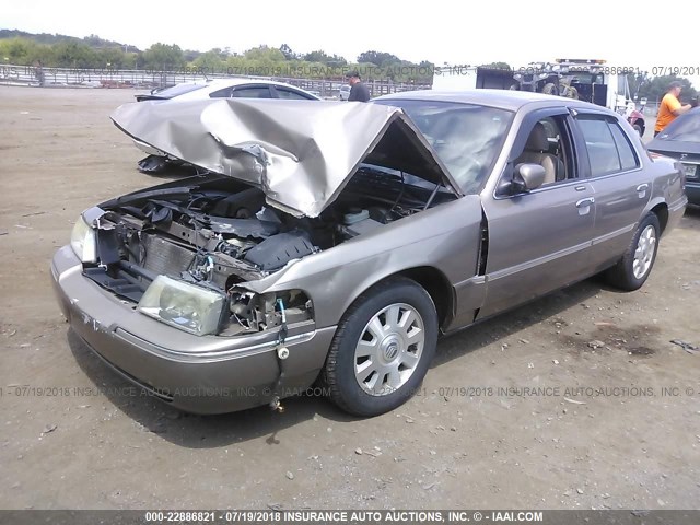 2MEFM75WX3X643724 - 2003 MERCURY GRAND MARQUIS LS GOLD photo 2