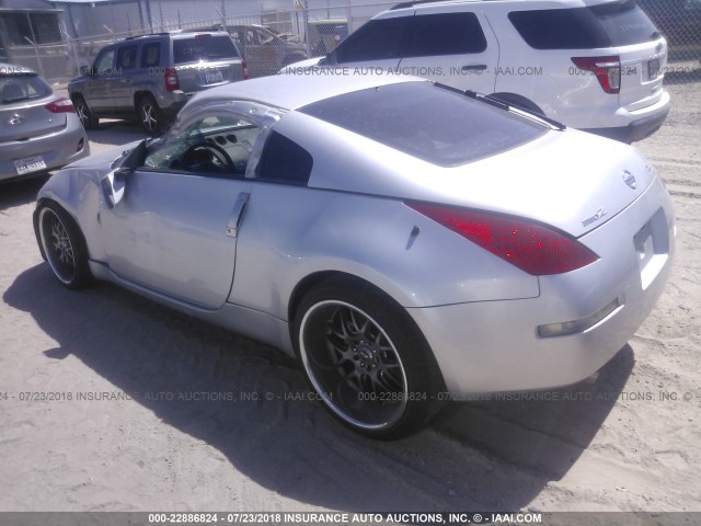 JN1AZ34D26M306260 - 2006 NISSAN 350Z COUPE SILVER photo 3