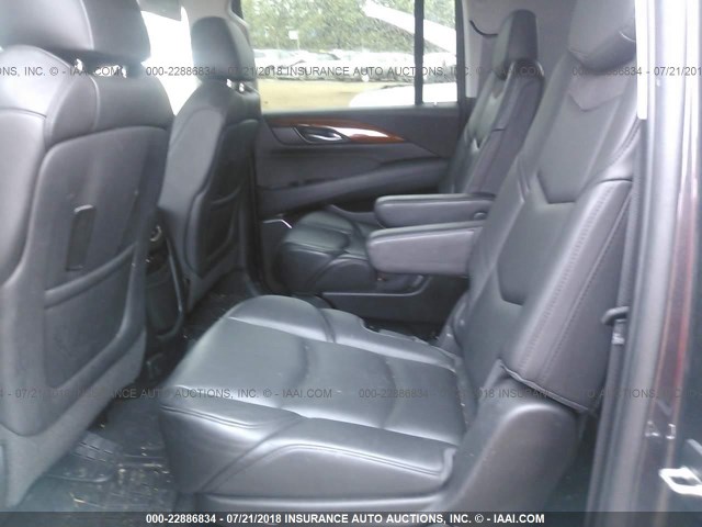 1GYS4HKJ5FR212375 - 2015 CADILLAC ESCALADE ESV LUXURY GRAY photo 8