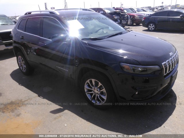 1C4PJLLB3KD184338 - 2019 JEEP CHEROKEE LATITUDE PLUS BLACK photo 1