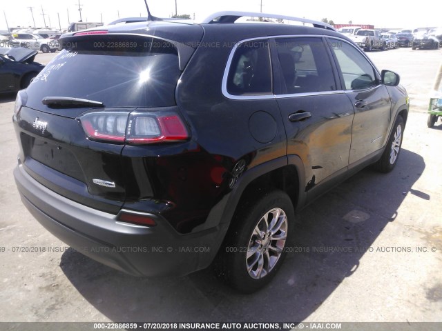 1C4PJLLB3KD184338 - 2019 JEEP CHEROKEE LATITUDE PLUS BLACK photo 4