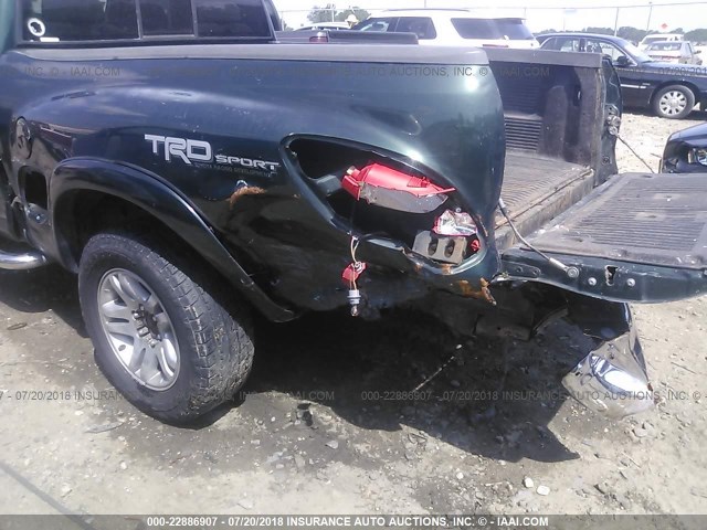 5TBRT34173S404779 - 2003 TOYOTA TUNDRA ACCESS CAB SR5 GREEN photo 6