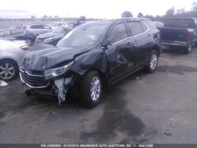 3GNAXJEV8JL308698 - 2018 CHEVROLET EQUINOX LT GRAY photo 2