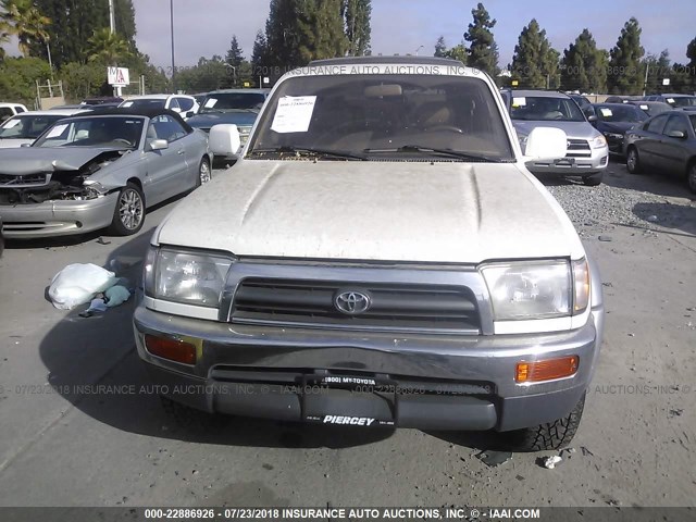 JT3HN87R8W0189307 - 1998 TOYOTA 4RUNNER LIMITED WHITE photo 6