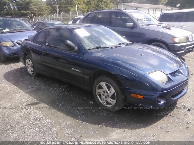 1G2JB124017159411 - 2001 PONTIAC SUNFIRE SE 蓝色 照片 1