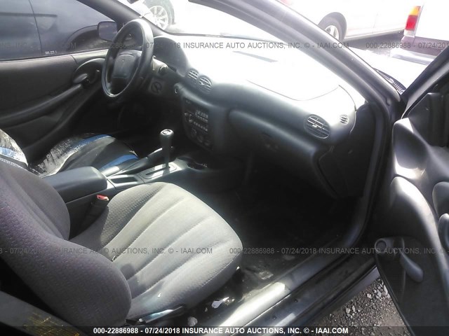 1G2JB124017159411 - 2001 PONTIAC SUNFIRE SE 蓝色 照片 5