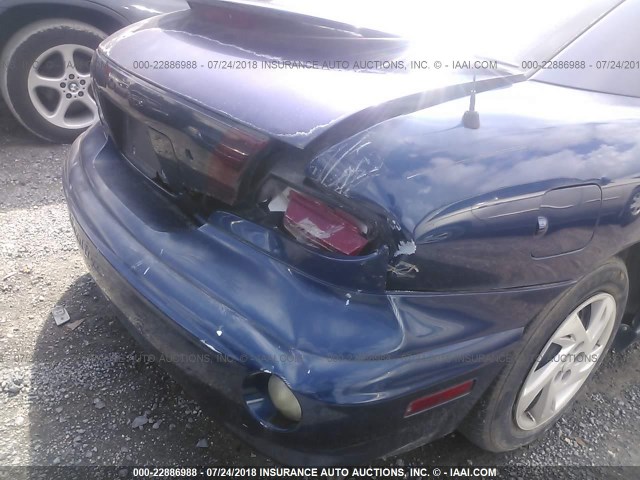 1G2JB124017159411 - 2001 PONTIAC SUNFIRE SE 蓝色 照片 6