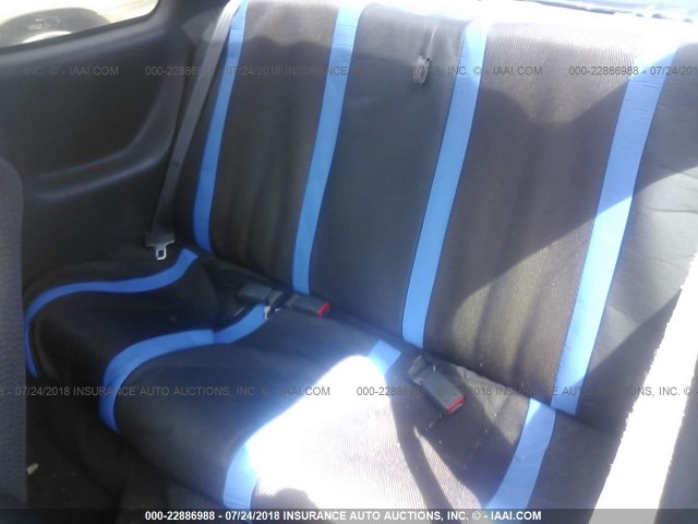 1G2JB124017159411 - 2001 PONTIAC SUNFIRE SE 蓝色 照片 8