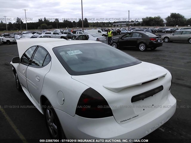 2G2WP522851272393 - 2005 PONTIAC GRAND PRIX თეთრი ფოტო 3