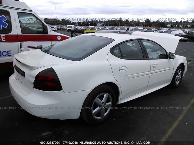 2G2WP522851272393 - 2005 PONTIAC GRAND PRIX თეთრი ფოტო 4