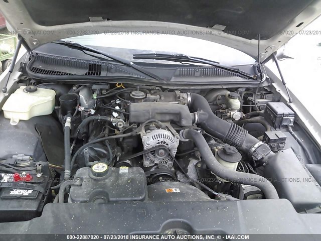 1LNHM81W31Y669144 - 2001 LINCOLN TOWN CAR EXECUTIVE GRAY photo 10