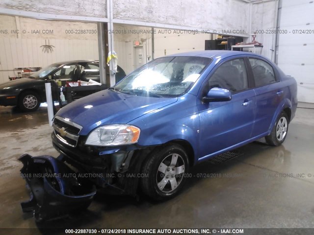 KL1TD56E39B666716 - 2009 CHEVROLET AVEO LS/LT 蓝色 照片 2