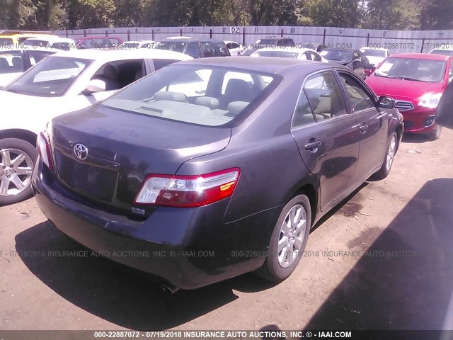 JTNBB46K373026843 - 2007 TOYOTA CAMRY NEW GENERAT HYBRID GRAY photo 4