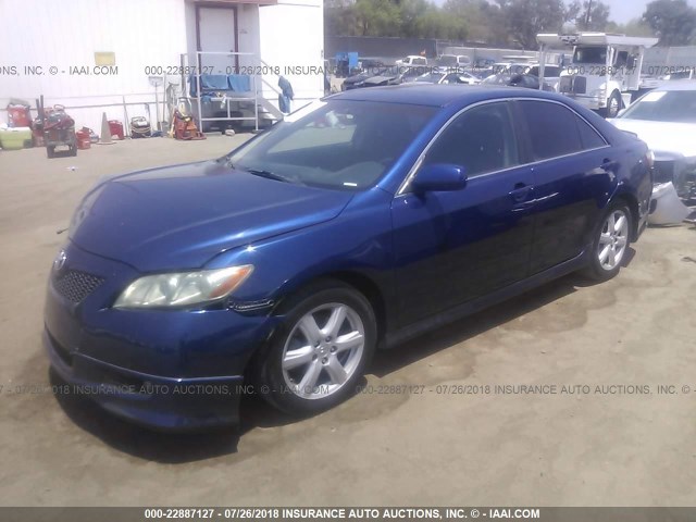4T1BE46K07U150683 - 2007 TOYOTA CAMRY NEW GENERAT CE/LE/XLE/SE BLUE photo 2