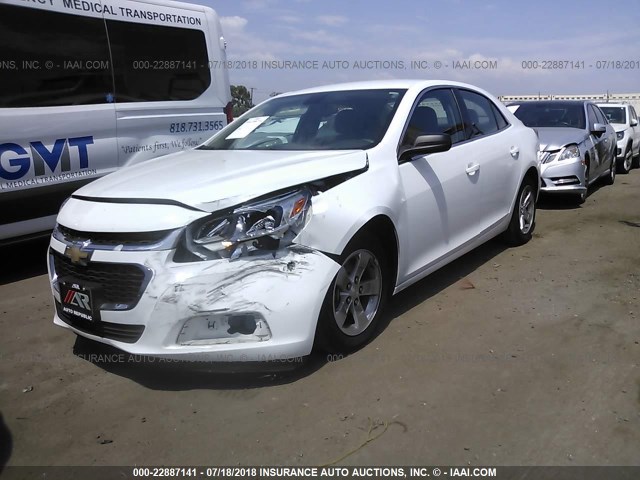 1G11A5SL1FF267068 - 2015 CHEVROLET MALIBU LS Ağ foto 2