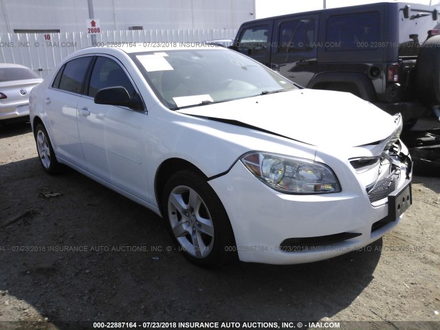 1G1ZA5EU2BF180765 - 2011 CHEVROLET MALIBU LS თეთრი ფოტო 1