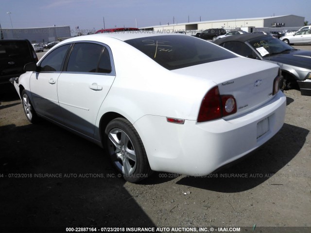 1G1ZA5EU2BF180765 - 2011 CHEVROLET MALIBU LS თეთრი ფოტო 3