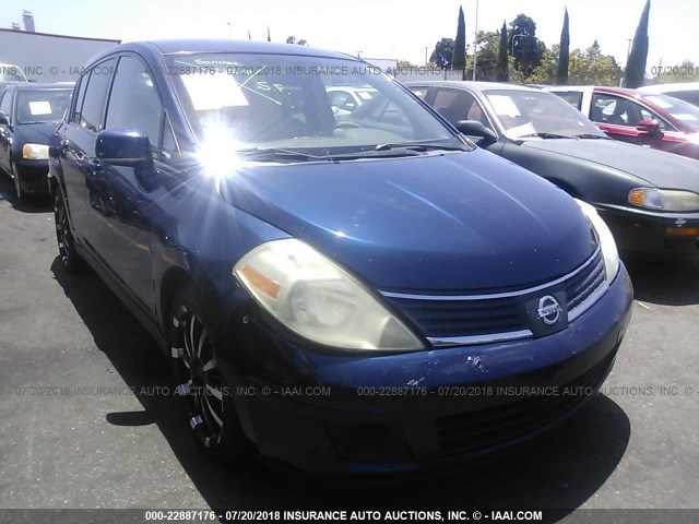 3N1BC13E37L363762 - 2007 NISSAN VERSA S/SL BLUE photo 1