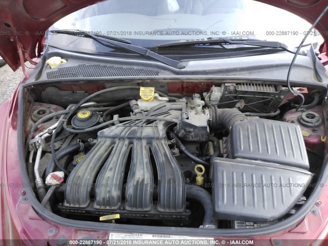 3C4FY48B42T330925 - 2002 CHRYSLER PT CRUISER CLASSIC 红色 照片 10