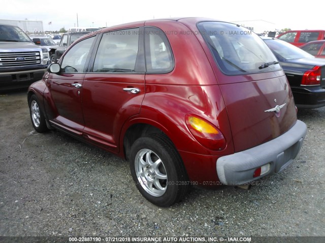 3C4FY48B42T330925 - 2002 CHRYSLER PT CRUISER CLASSIC 红色 照片 3