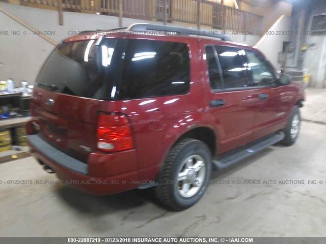 1FMZU73E85ZA28543 - 2005 FORD EXPLORER XLT/XLT SPORT/NBX 红色 照片 4
