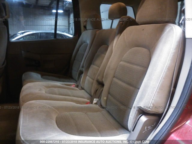 1FMZU73E85ZA28543 - 2005 FORD EXPLORER XLT/XLT SPORT/NBX 红色 照片 8