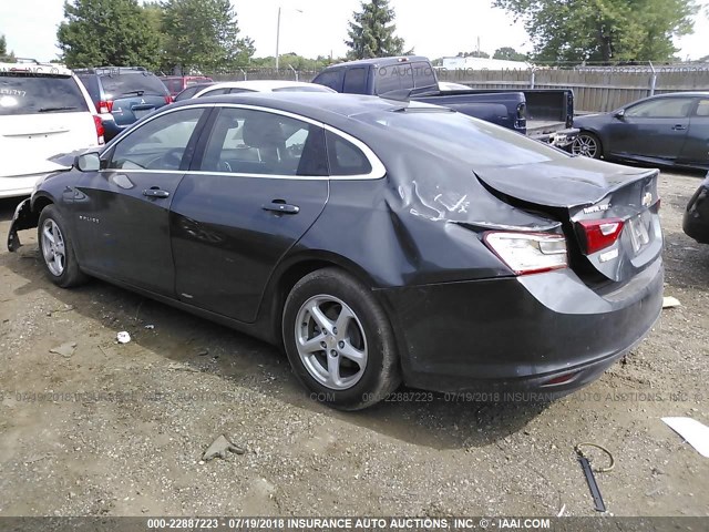1G1ZB5ST3HF204346 - 2017 CHEVROLET MALIBU LS GRAY photo 3