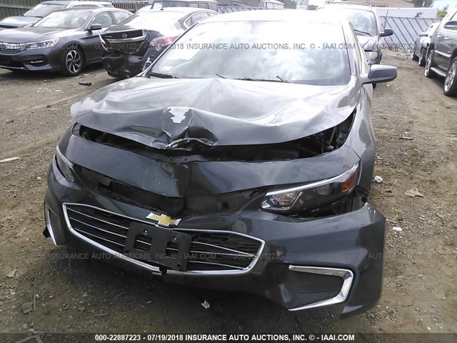 1G1ZB5ST3HF204346 - 2017 CHEVROLET MALIBU LS GRAY photo 6
