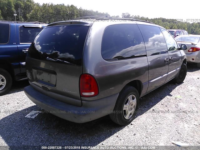 1B4GP44G3WB616133 - 1998 DODGE GRAND CARAVAN SE/SPORT GRAY photo 4