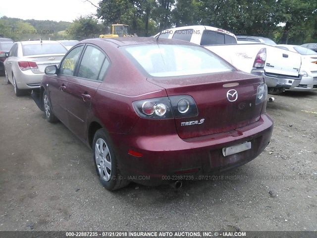 JM1BK32F391191894 - 2009 MAZDA 3 I RED photo 3