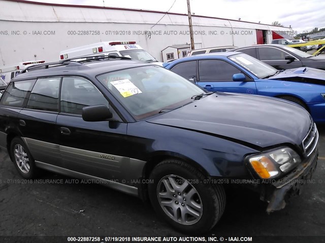 4S3BH675926647020 - 2002 SUBARU LEGACY OUTBACK AWP 蓝色 照片 1