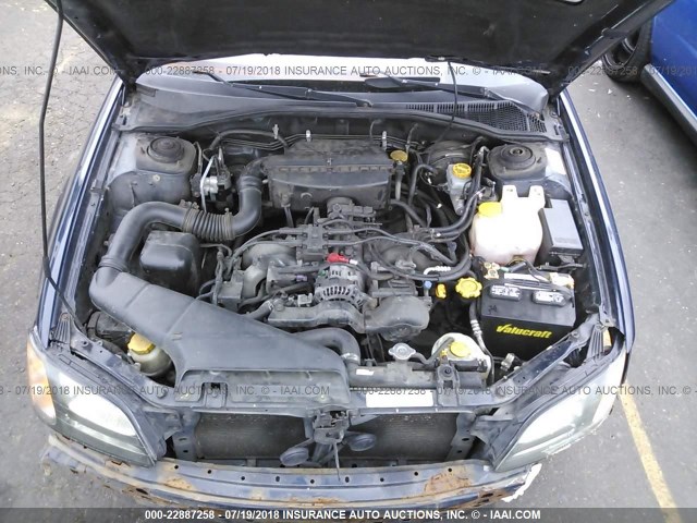 4S3BH675926647020 - 2002 SUBARU LEGACY OUTBACK AWP 蓝色 照片 10