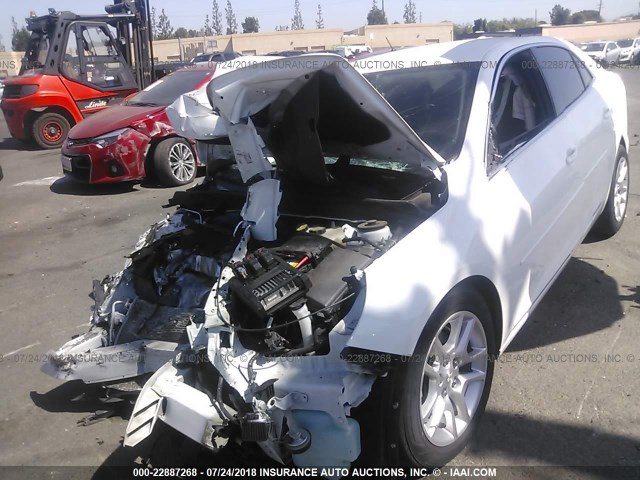 1G11C5SL2FF176661 - 2015 CHEVROLET MALIBU 1LT WHITE photo 2