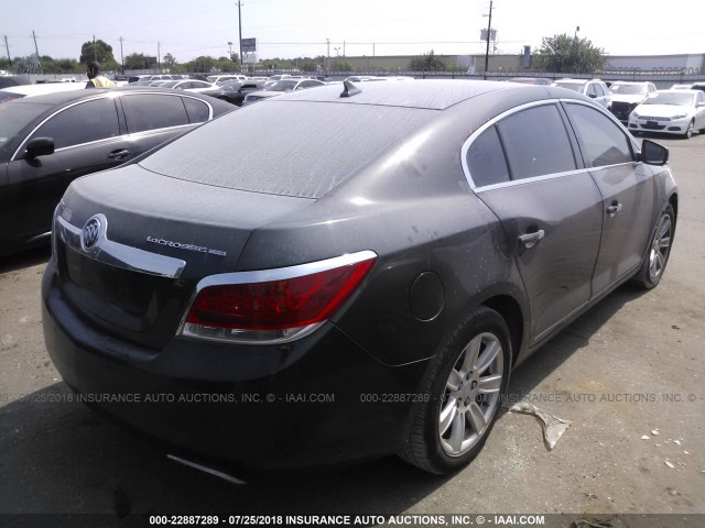 1G4GE5ED1BF244020 - 2011 BUICK LACROSSE CXS BLACK photo 4