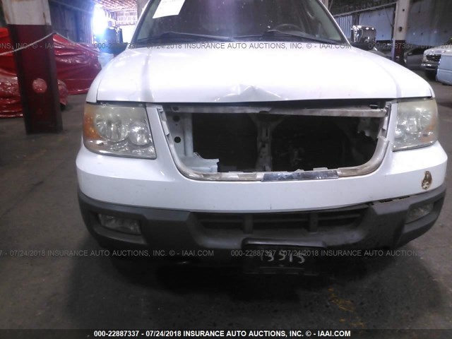1FMPU16L04LB84592 - 2004 FORD EXPEDITION XLT WHITE photo 6
