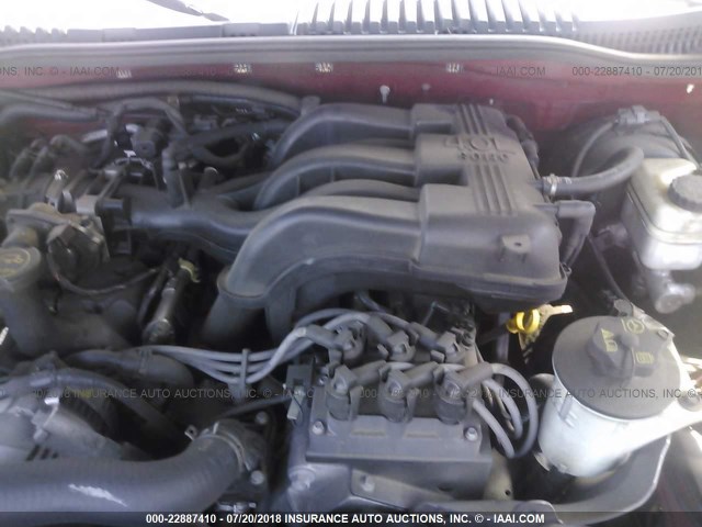 1FMZU73K65ZA23623 - 2005 FORD EXPLORER XLT/XLT SPORT/NBX 红色 照片 10