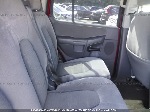 1FMZU73K65ZA23623 - 2005 FORD EXPLORER XLT/XLT SPORT/NBX 红色 照片 8