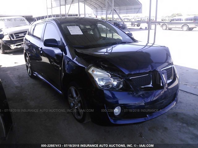 5Y2SR67019Z473888 - 2009 PONTIAC VIBE GT BLUE photo 1