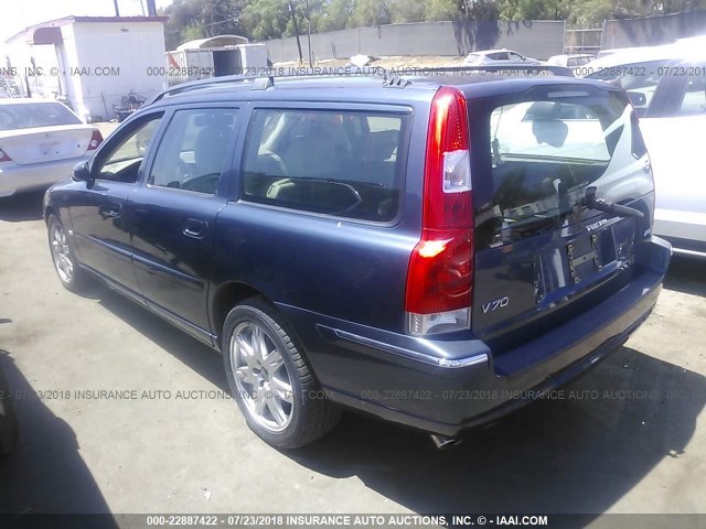 YV1SW592152509559 - 2005 VOLVO V70 FWD BLUE photo 3