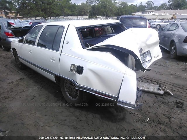 1G6KD52B3RU283236 - 1994 CADILLAC DEVILLE WHITE photo 3