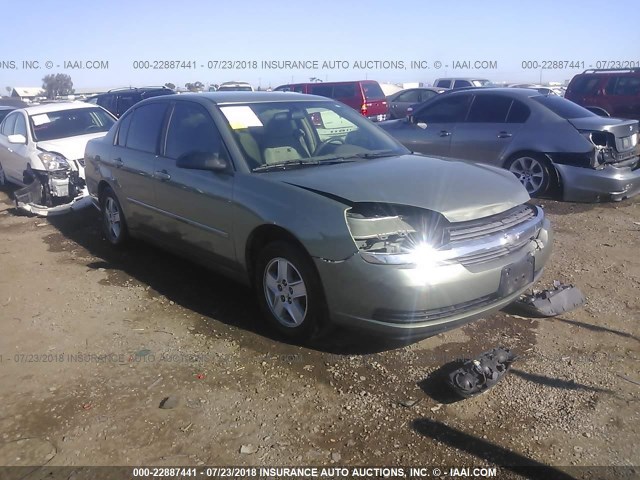 1G1ZT52885F263199 - 2005 CHEVROLET MALIBU LS GREEN photo 1